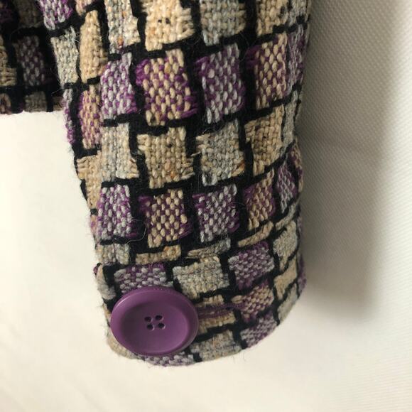 Vertigo Wool Blend Twill Double Breasted Peacoat Size XL - Picture 10 of 11